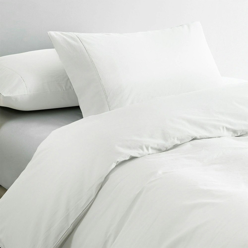 Royal Comfort 100% Jersey Cotton Quilt Cover Set White