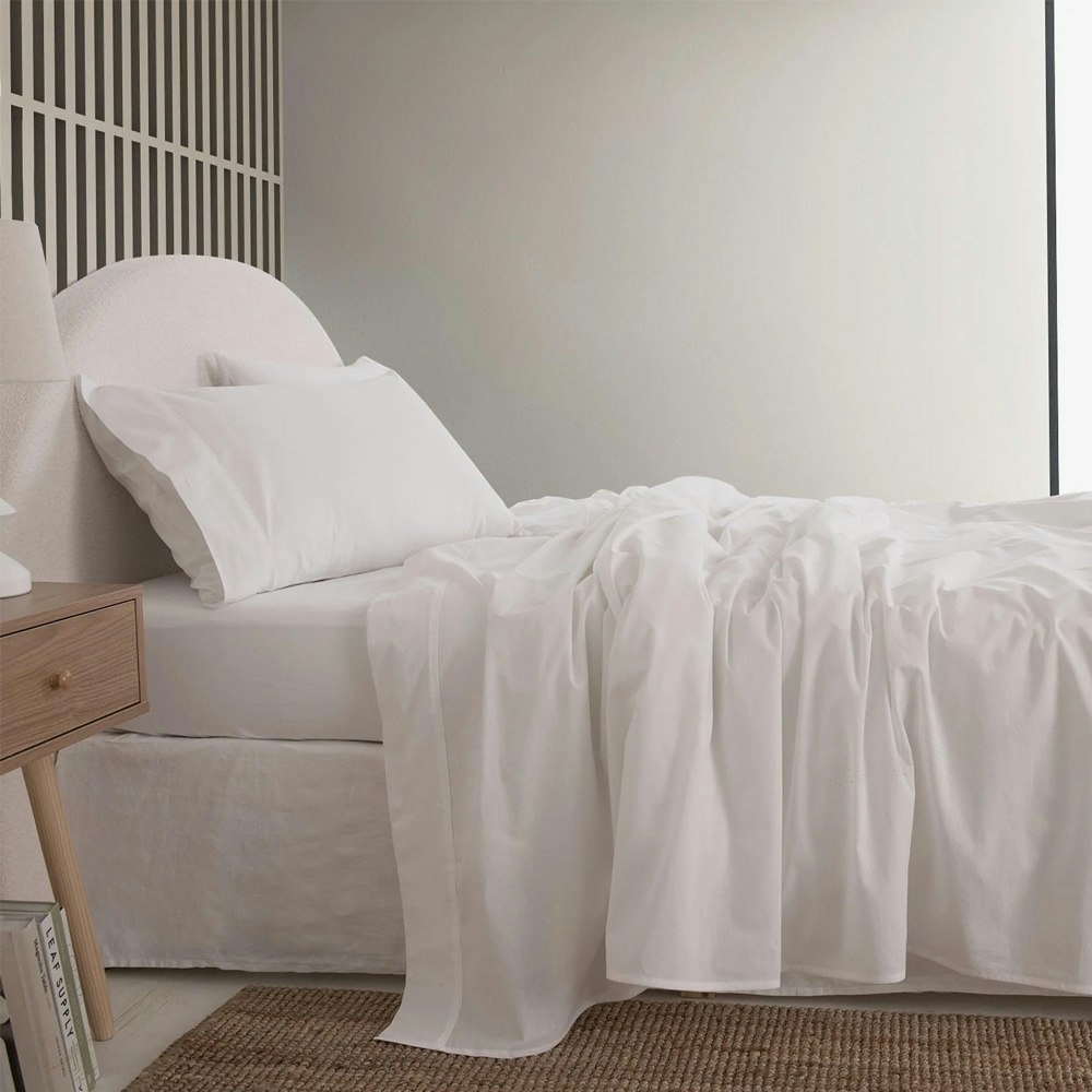 Royal Comfort Vintage Wash 100% Cotton Sheet Set White