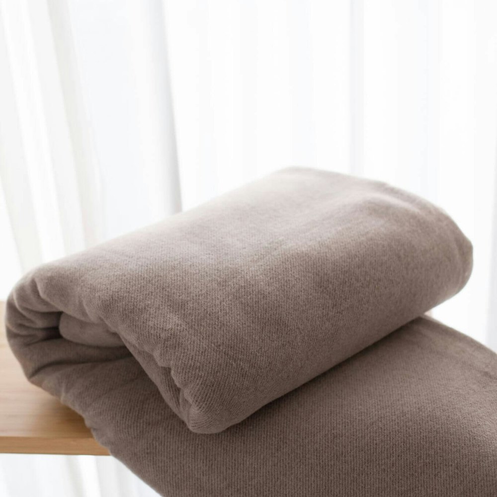 Bambi 100% Australian Wool Blanket Wool Twill Mocha