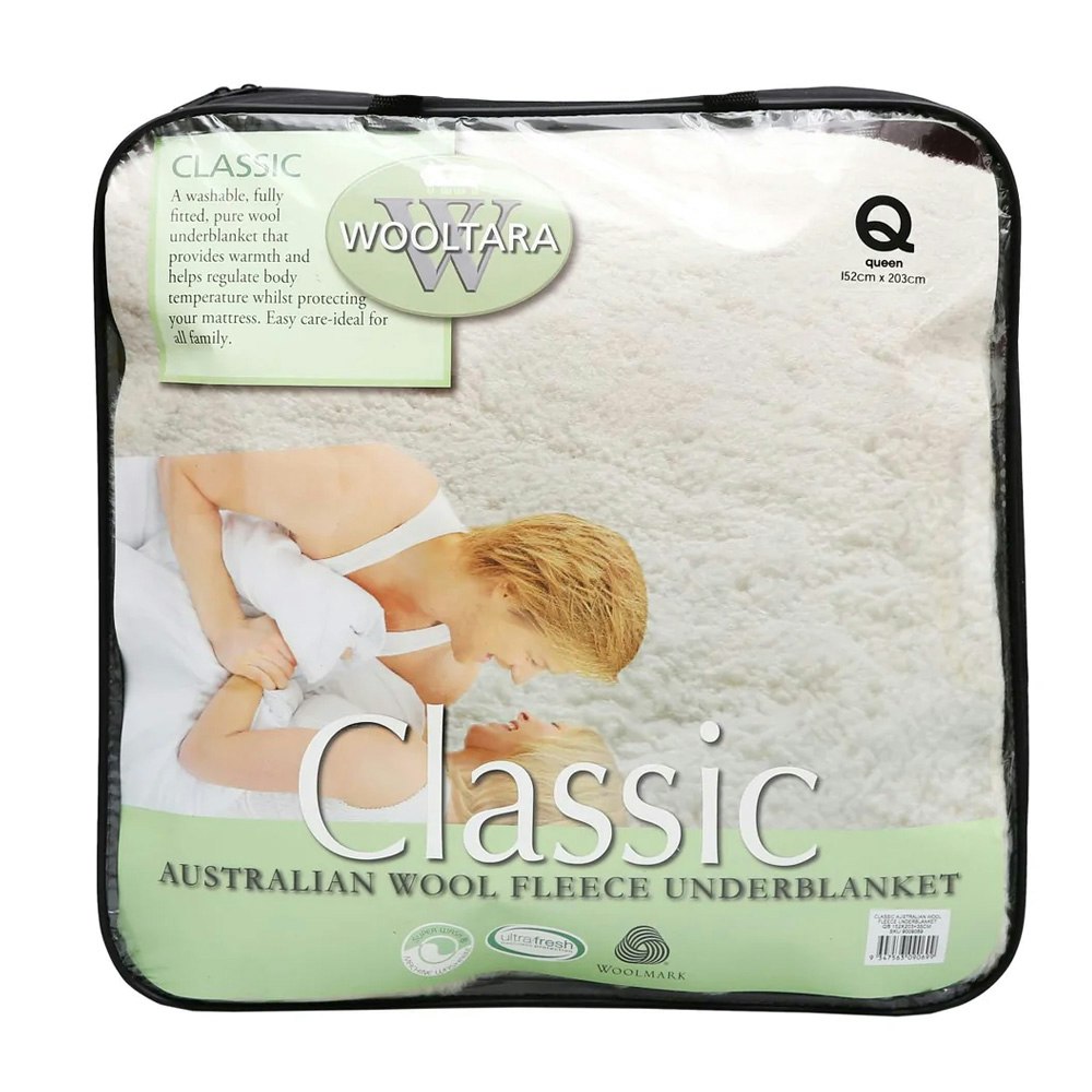 Wooltara Classic 350 GSM Washable Wool Fleece Underblanket Thumbnail