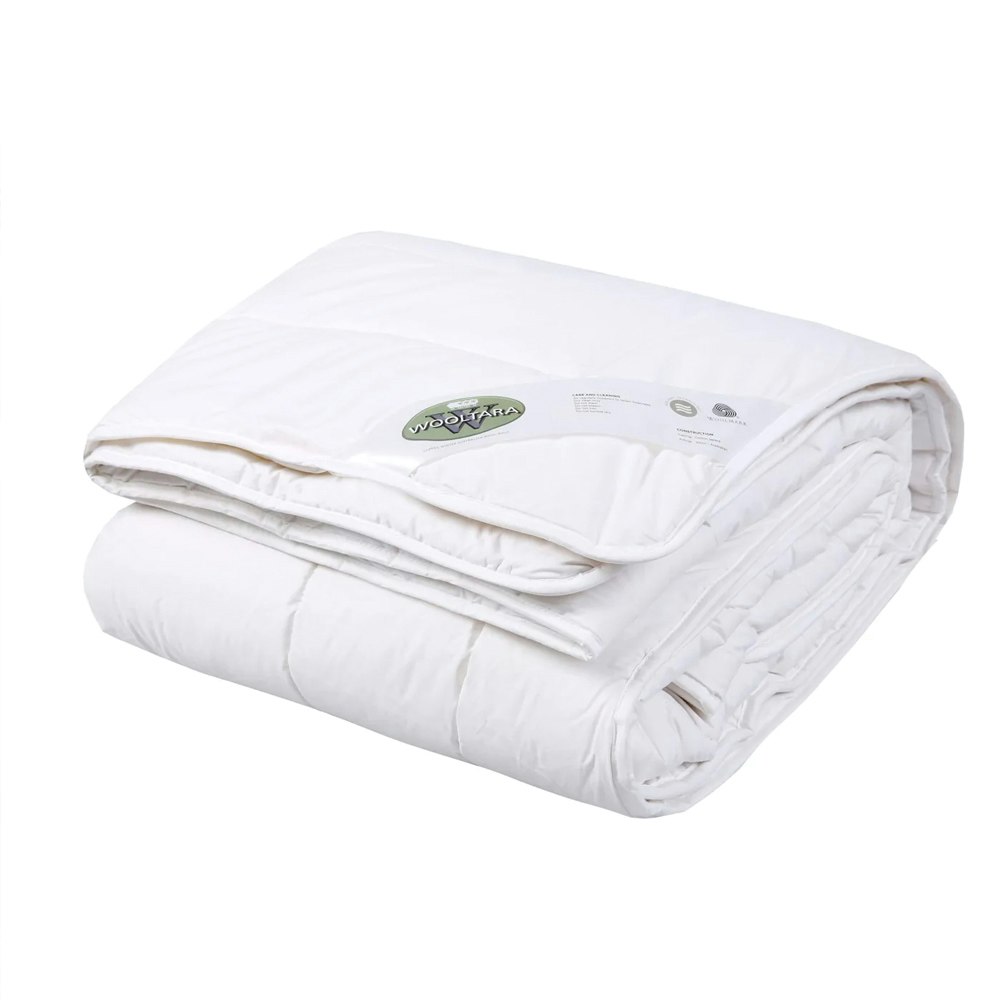 Wooltara Luxury Comfort 200GSM Washable Summer Australia Wool Quilt