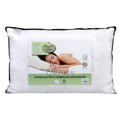 Wooltara Premium Australian Wool Surround Latex Pillow Thumbnail