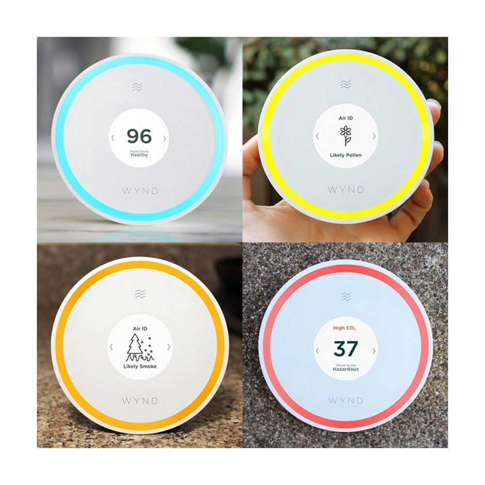 Wynd Halo - Smart Air Quality Monitor Color Display