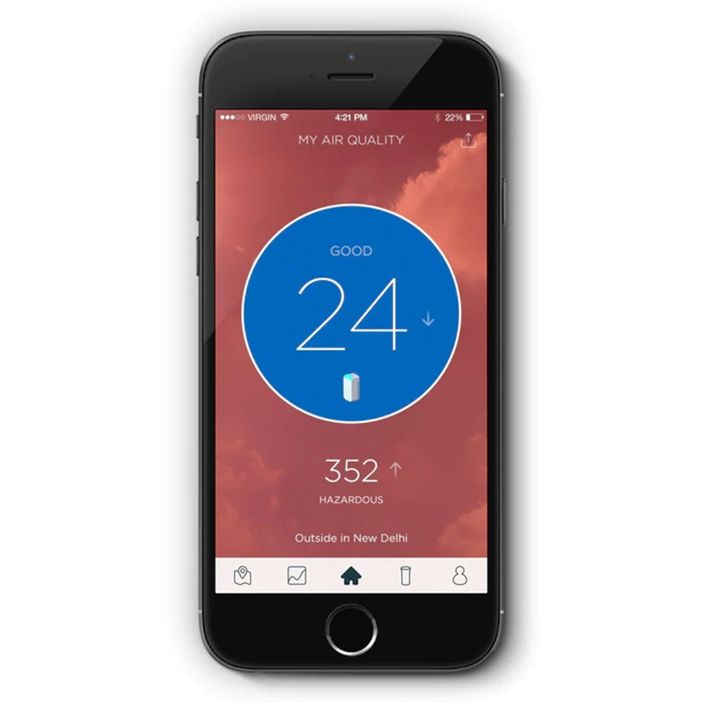 Wynd Smart Personal Air Purifier App