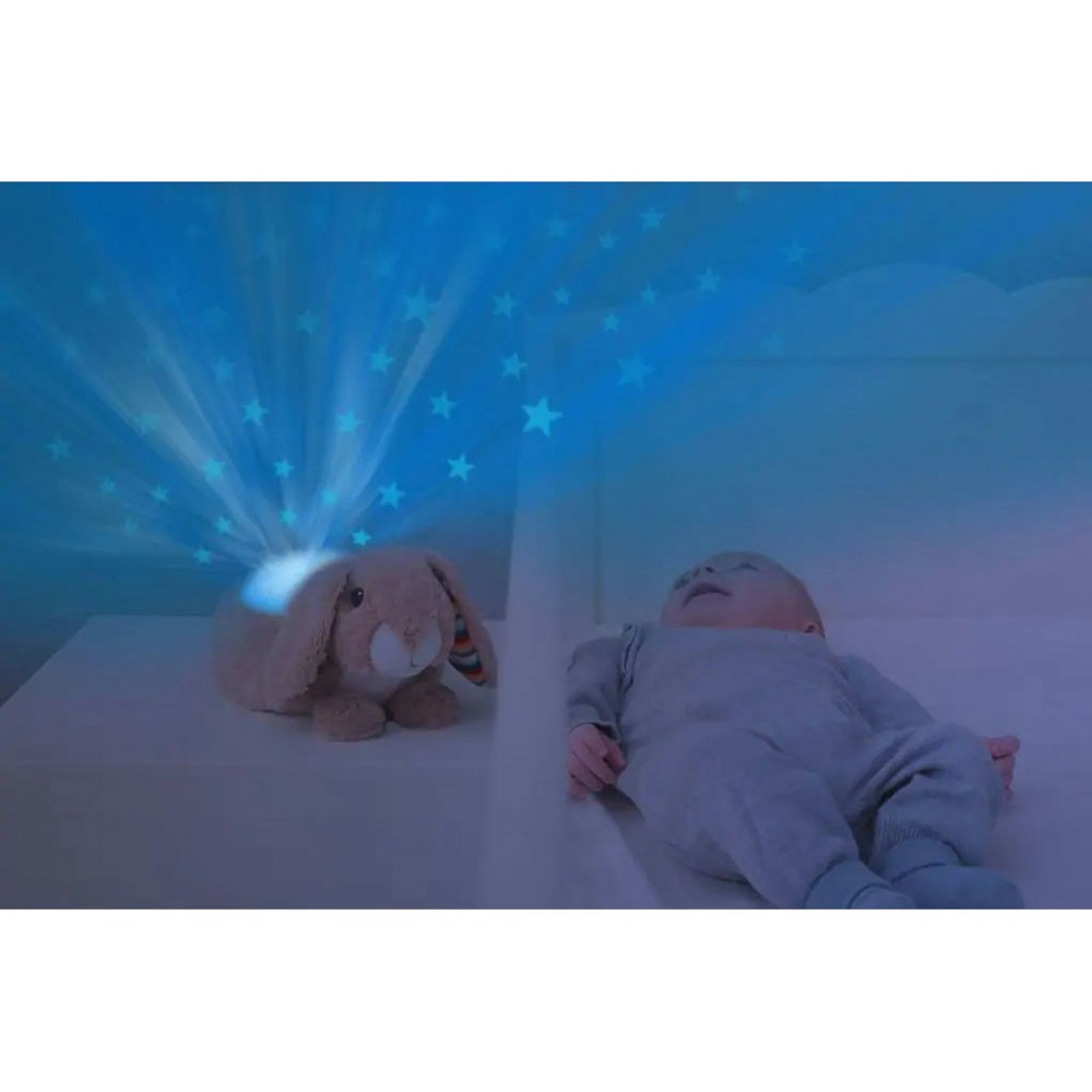 Zazu Ruby the Minilop Rabbit Star Projector with Soothing Melodies Blue Light
