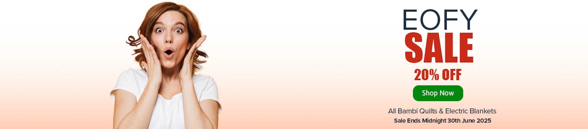 EOFY Sale - Bambi Quilts & Electric Blankets - 20% OFF