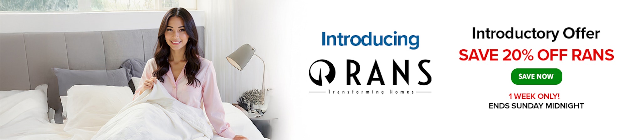 Introductory Sale | 20% OFF Rans | 1 Week Only
