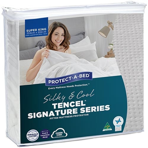 tencel jacquard mattress protector